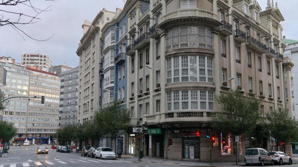 La calle Juan Flórez de A Coruña.