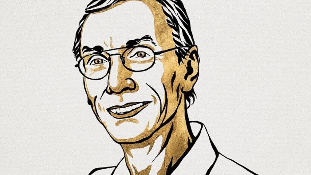 Svante Pääbo , Premio Nobel de Medicina 2022. Ilustración: Niklas Elmehed / Nobel Prize Outreach