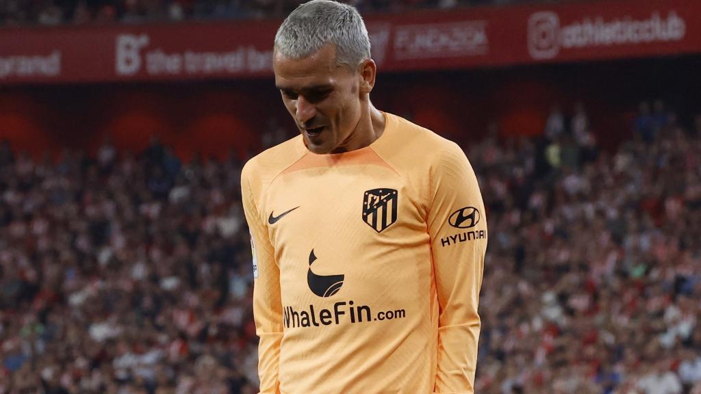 Antoine Griezmann, en un partido del Atlético de Madrid de la temporada 2022/2023