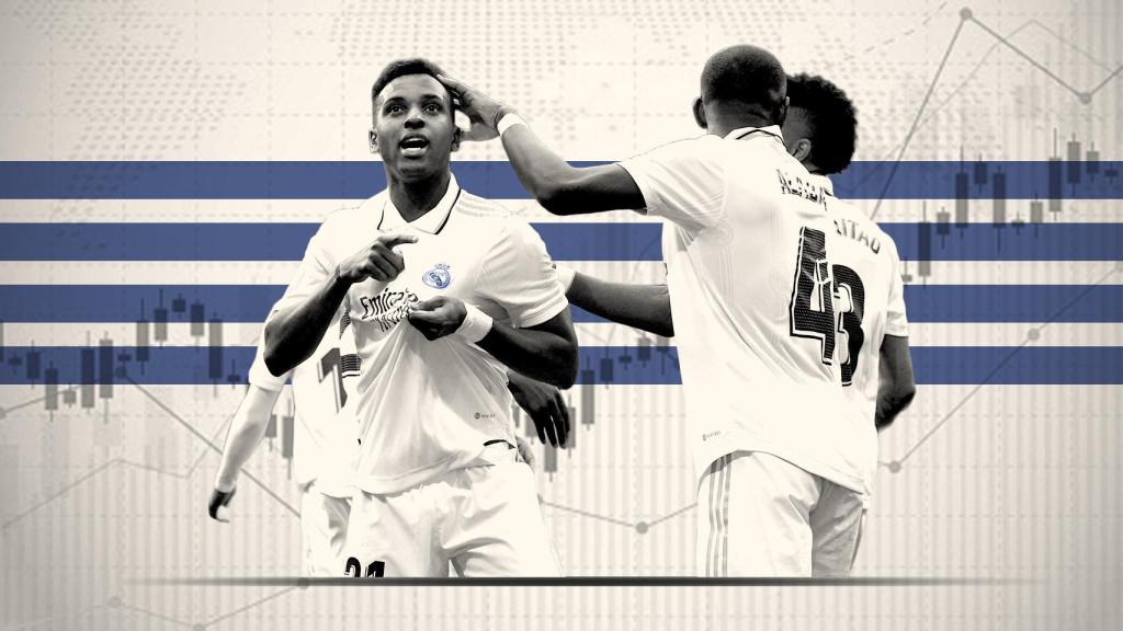 Rodrygo celebra su gol en El Clásico