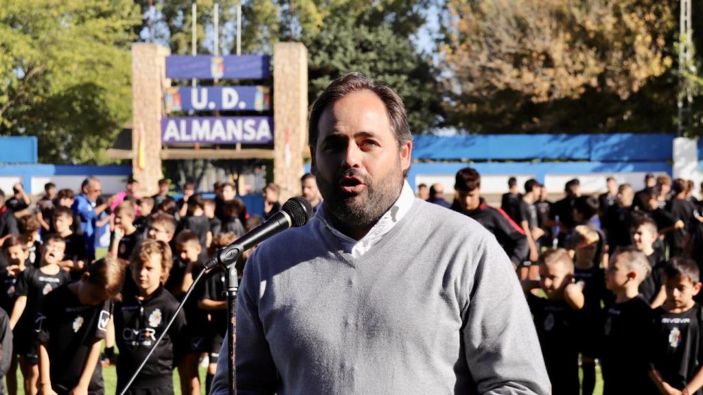 Paco Núñez este domingo en Almansa (Albacete).