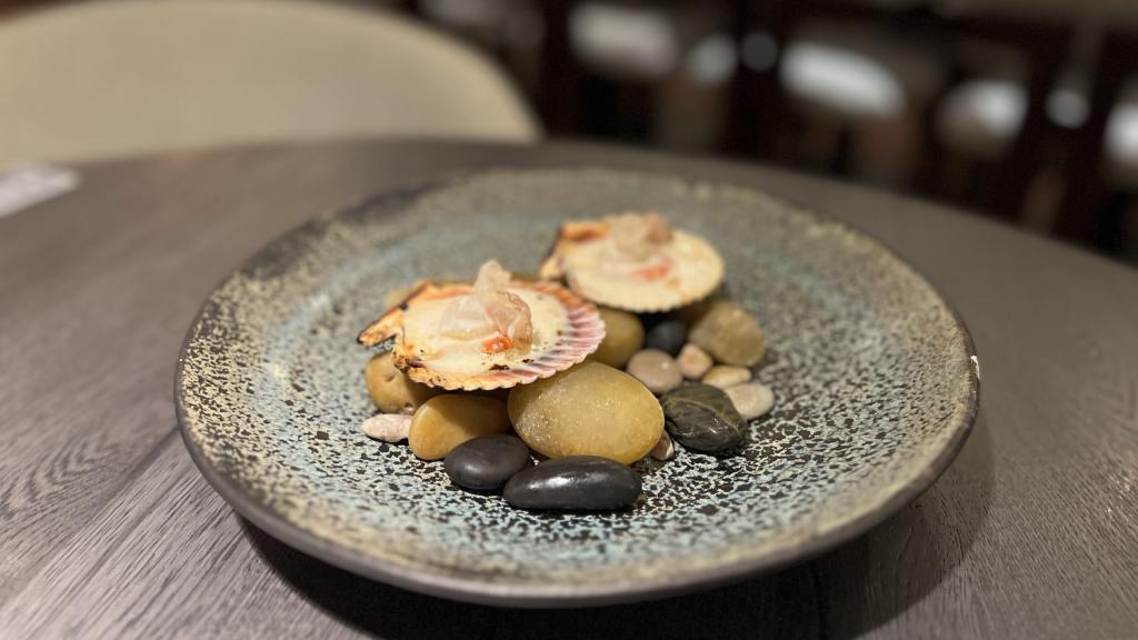 Zamburiñas a la carbonara