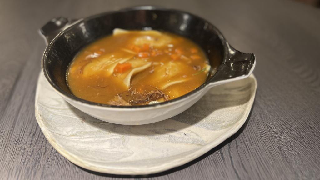 Raviolis de cordero lechal