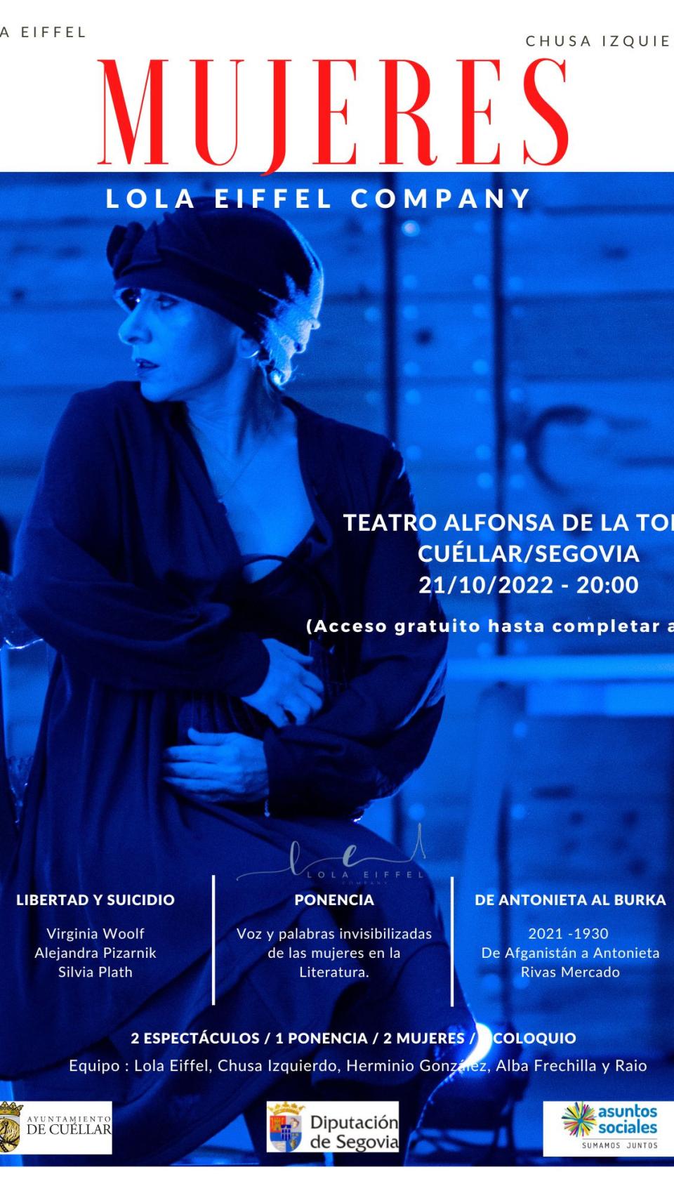 Cartel de la obra 'Mujeres'