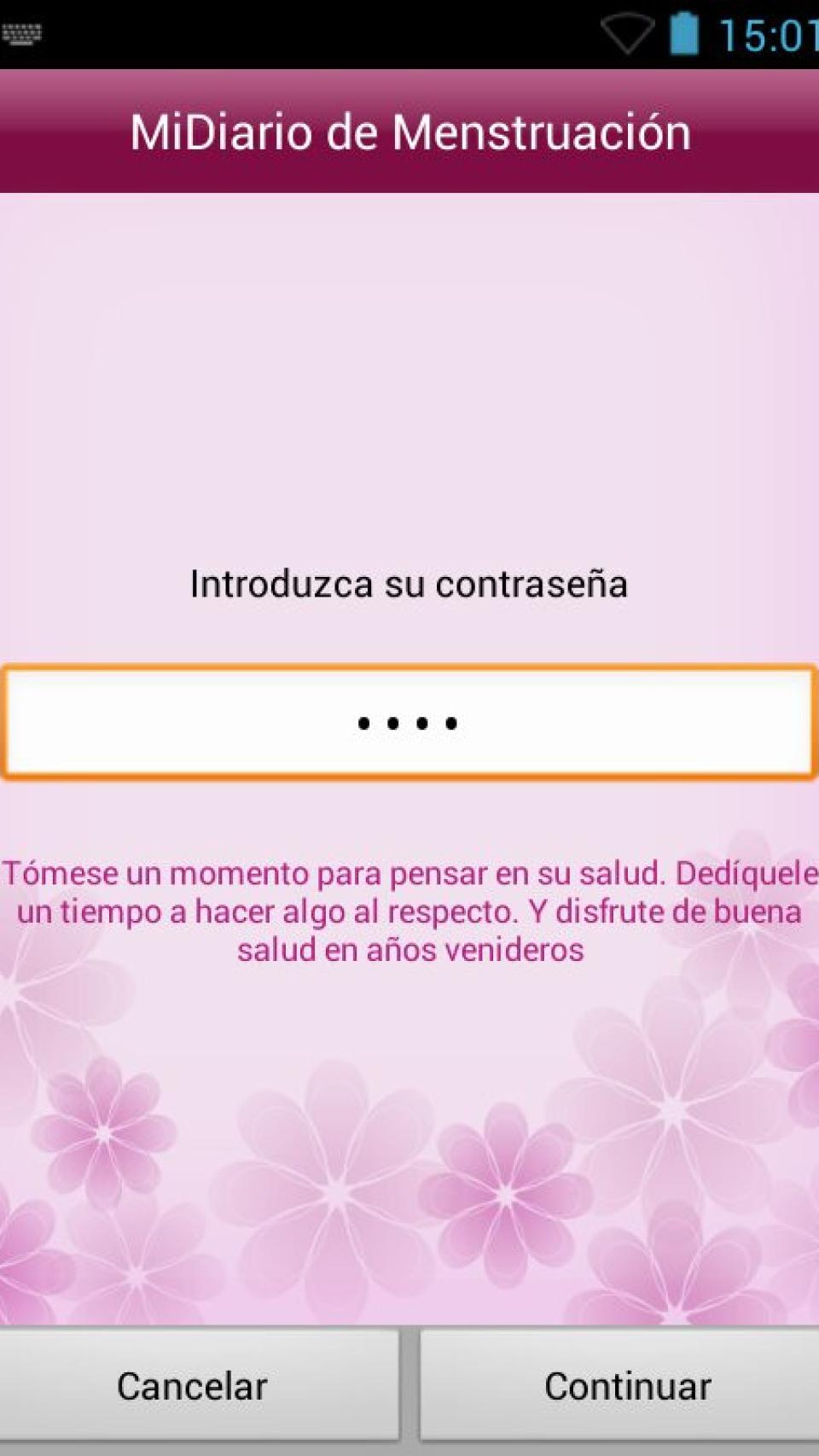 MiDiario de Menstruación