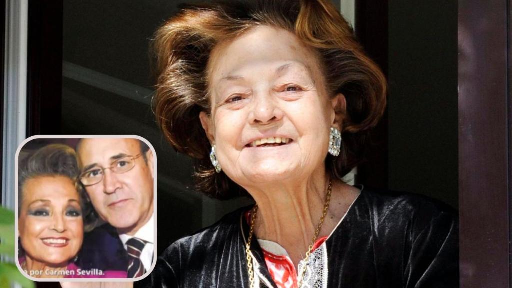 Carmen Sevilla y Moncho Ferrer en un montaje de JALEOS.