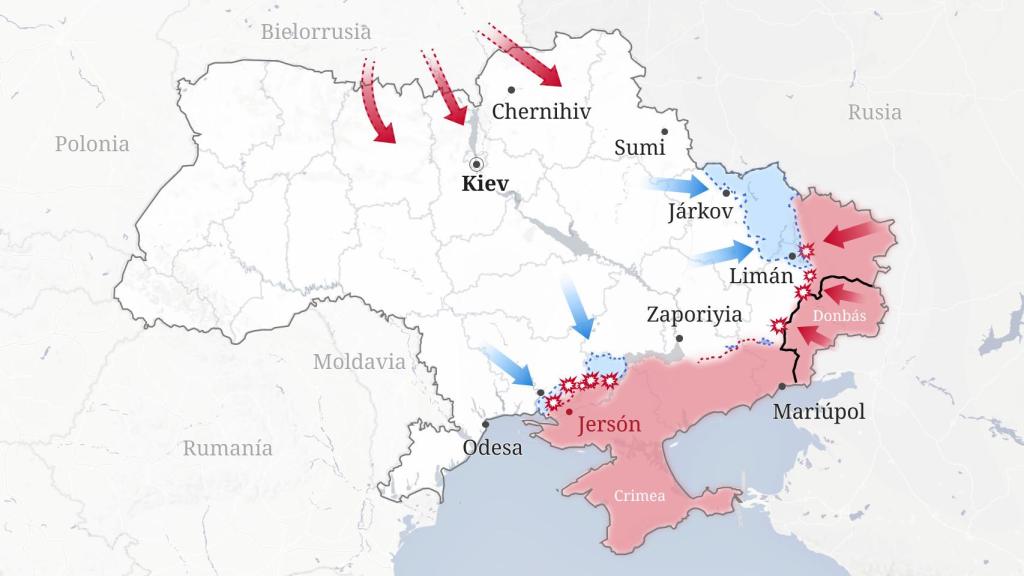 Fuente: ISW, Ministerio de Defensa de Reino Unido, elaboración propia.