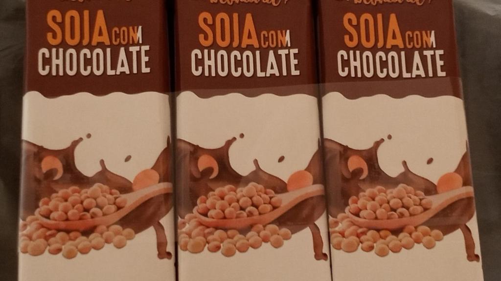 Bebida de soja y chocolate
