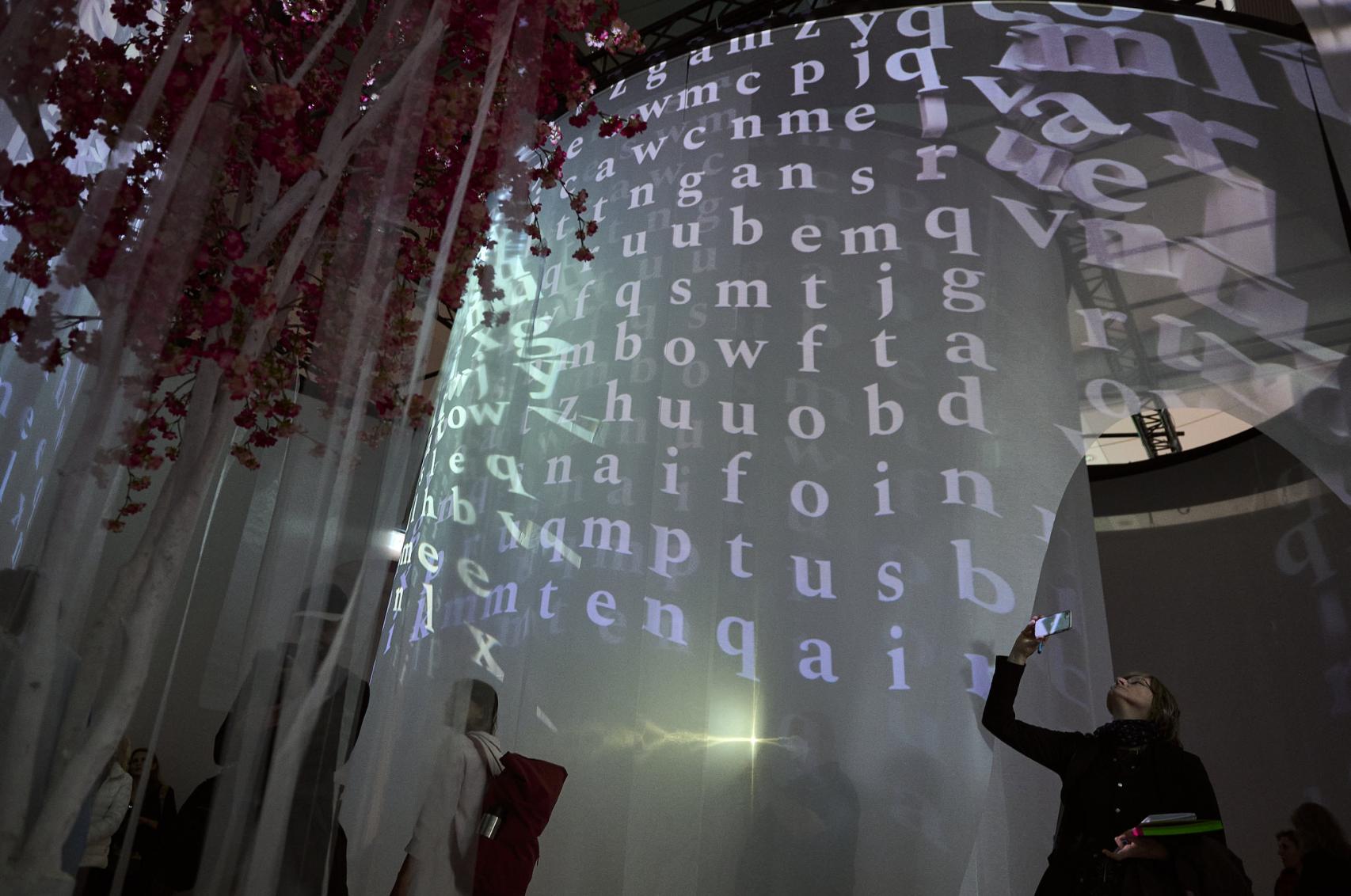 El pabellón español en la feria