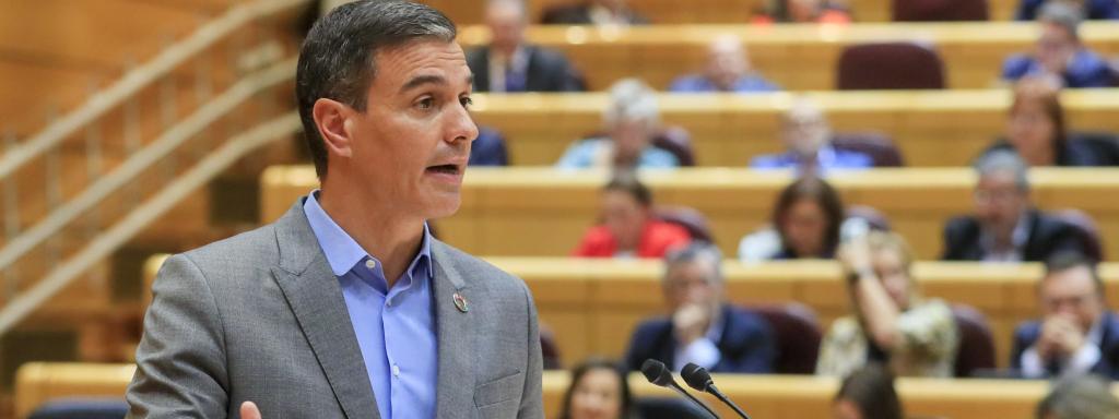 El presidente del Gobierno, Pedro Sánchez, este martes.