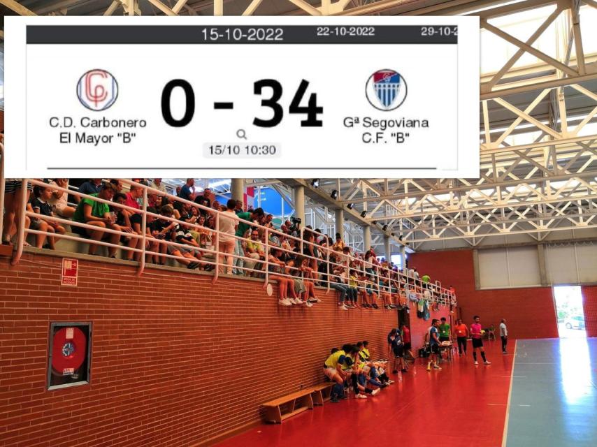 Resultado del partido en Carbonero el Mayor