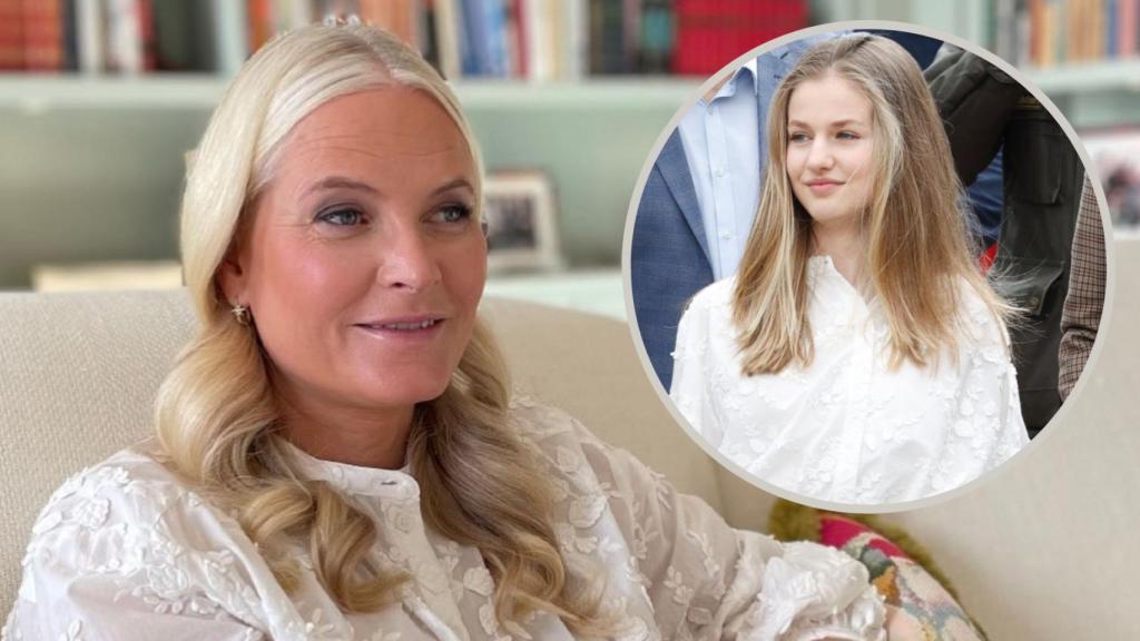 La princesa Mette-Marit, en un montaje de JALEOS.