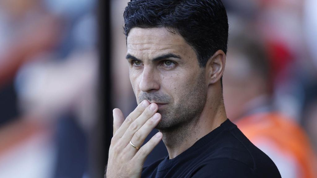 Mikel Arteta, durante un partido del Arsenal