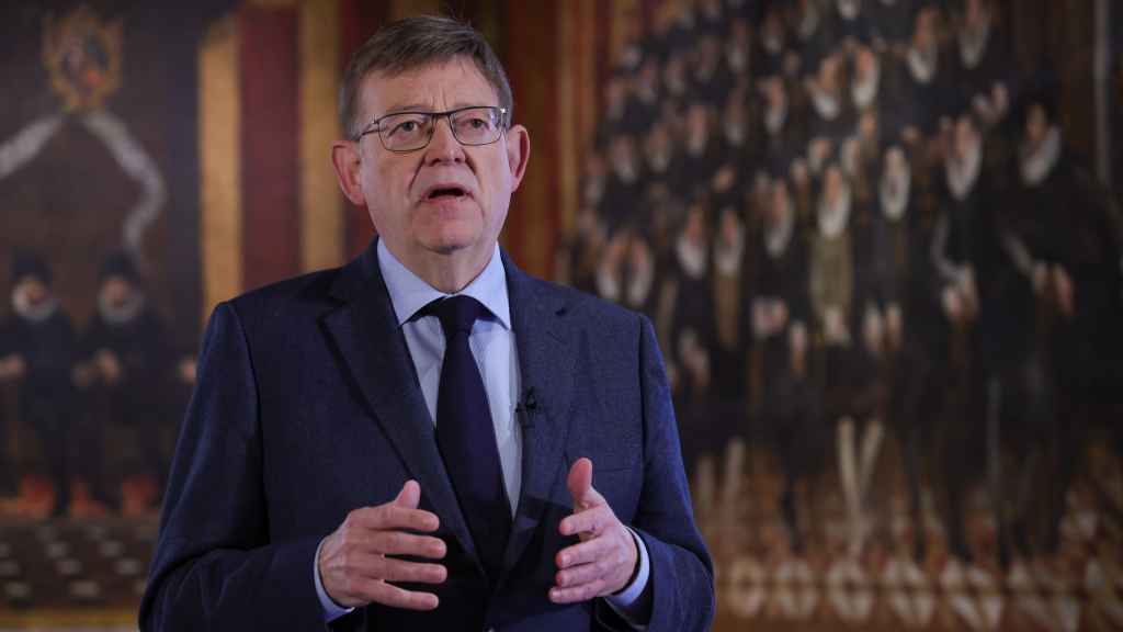 Ximo Puig, en el Palau de la Generalitat. EE