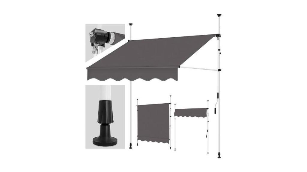 Toldo manual para balcón de tillvex