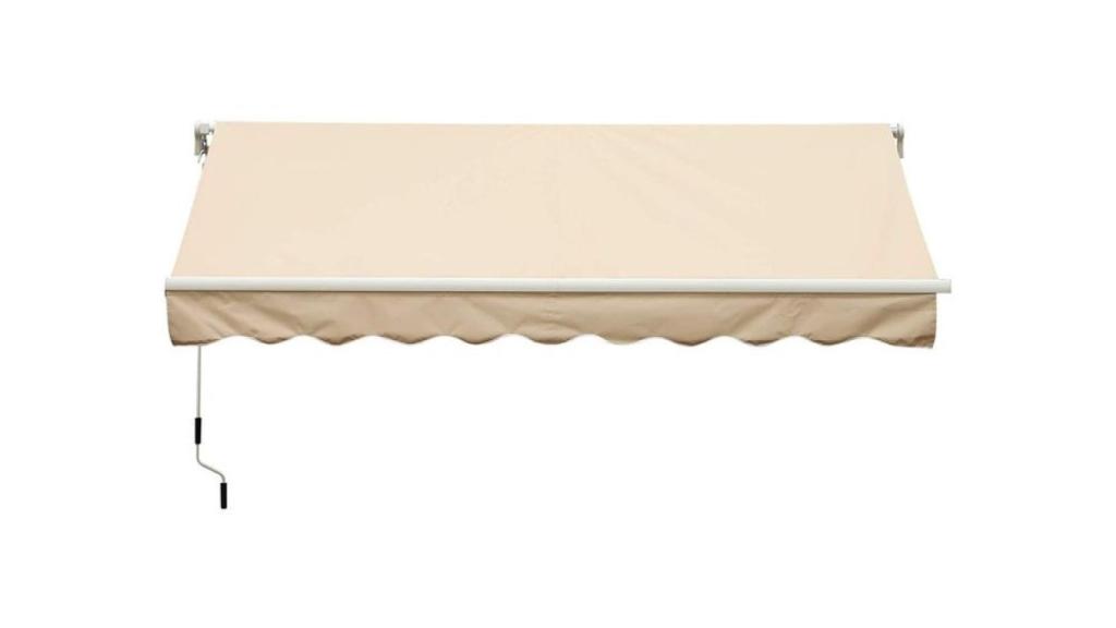 Toldo manual para balcón de Outsunny