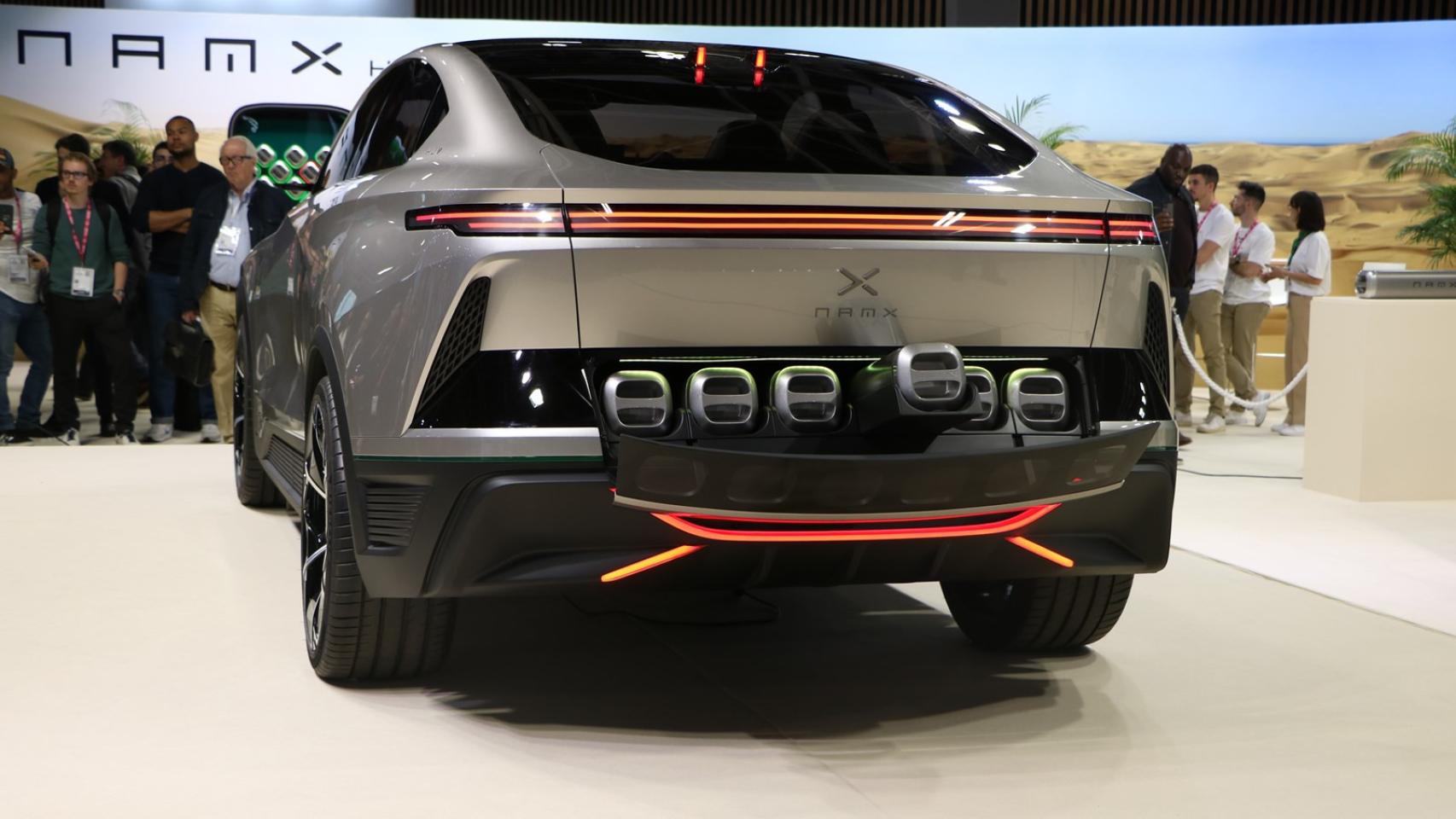 Las cápsulas de hidrógeno del coche.