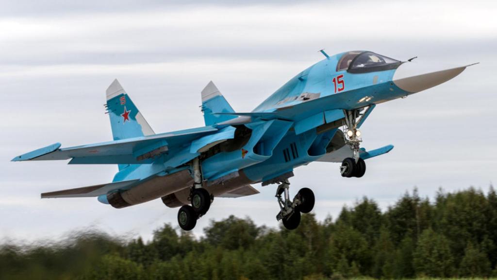 Caza Sukhoi Su-34, mismo modelo que el accidentado