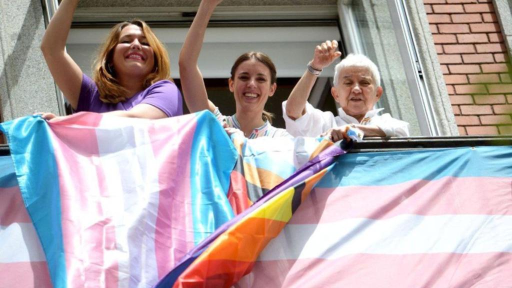 Irene Montero, Ángela Rodríguez Pam y Boti G. Rodrigo.
