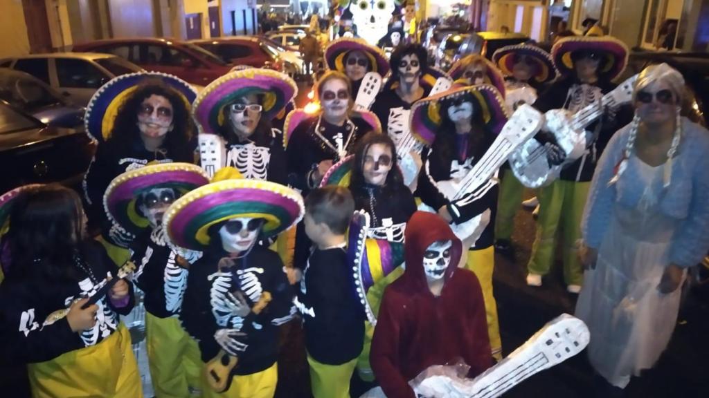 Una de las comparsas que participó en anteriores ediciones