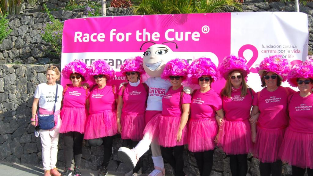 Varias participantes en uno de los eventos de Fundación Carrera por la Vida.