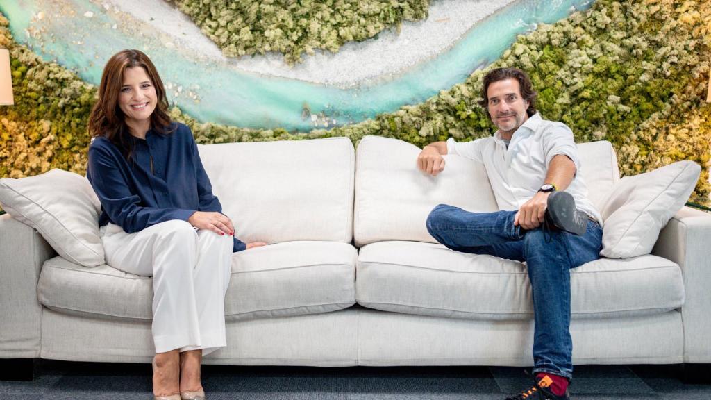 De la Fuente y Goyeneche durante la entrevista.