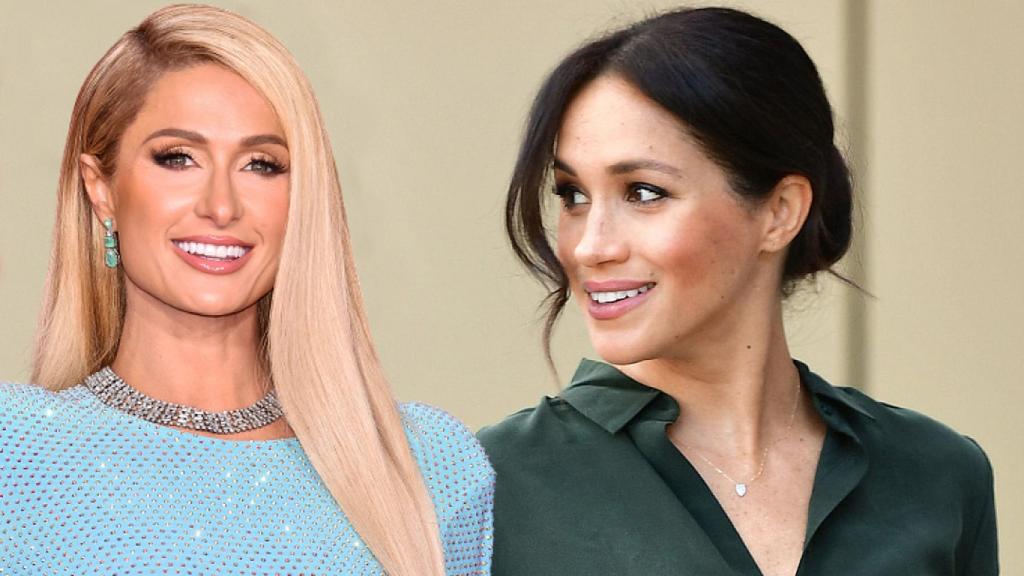 Paris Hilton y Meghan Markle en un montaje de JALEOS.