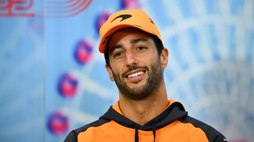 Daniel Ricciardo durante la rueda de prensa de pilotos del Gran Premio de Japón de Fórmula 1