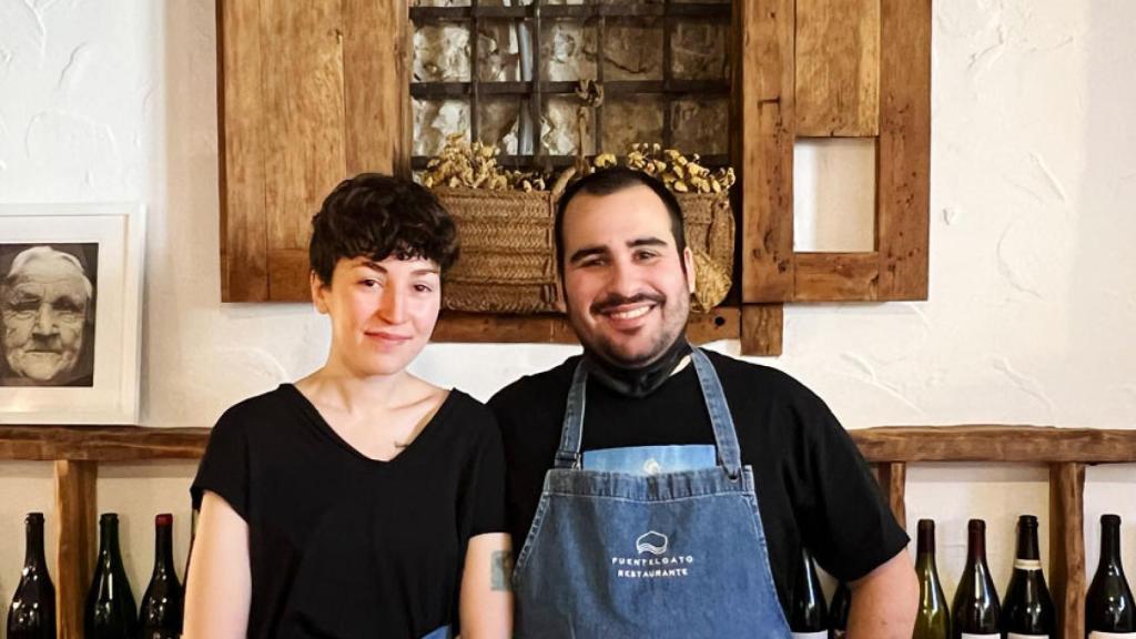 Olga García y Alejandro Paz, del restaurante Fuentelgato en Huerta del Marquesado (Cuenca)