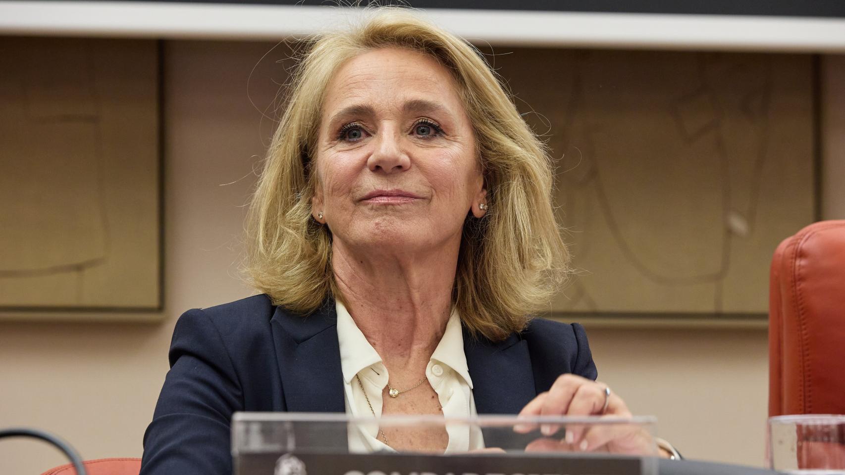 La presidenta interina del Consejo de Administración RTVE, Elena Sánchez.