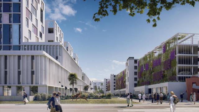 Diseño del nuevo hospital de Málaga.