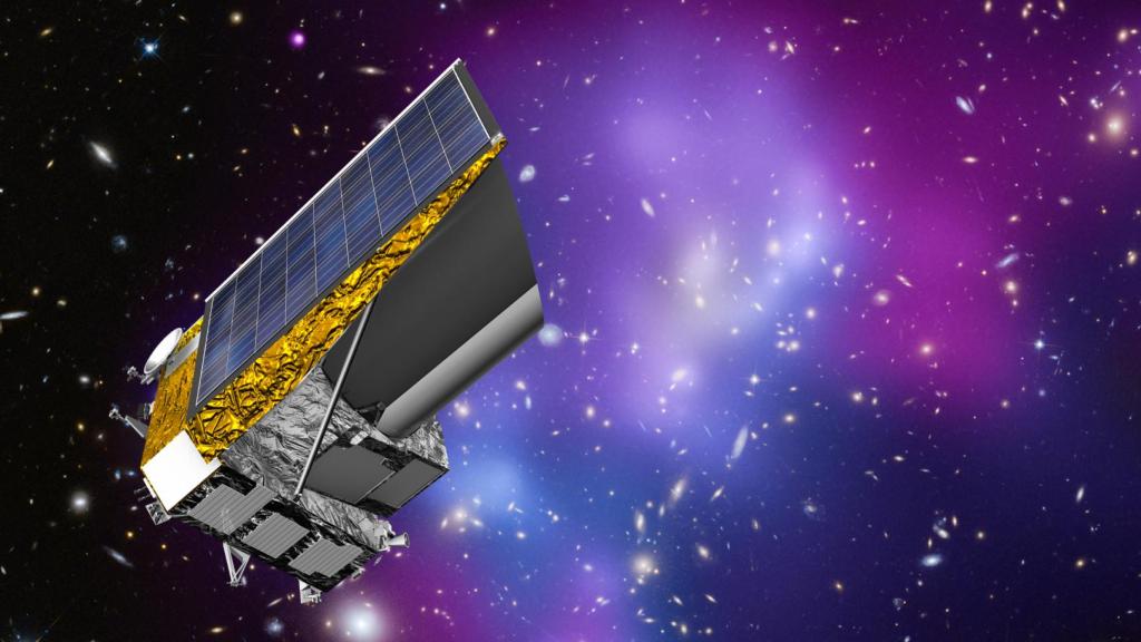 Infografía del Euclid en el espacio