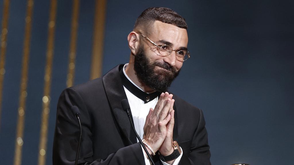 Karim Benzema, tras recibir el Balón de Oro.