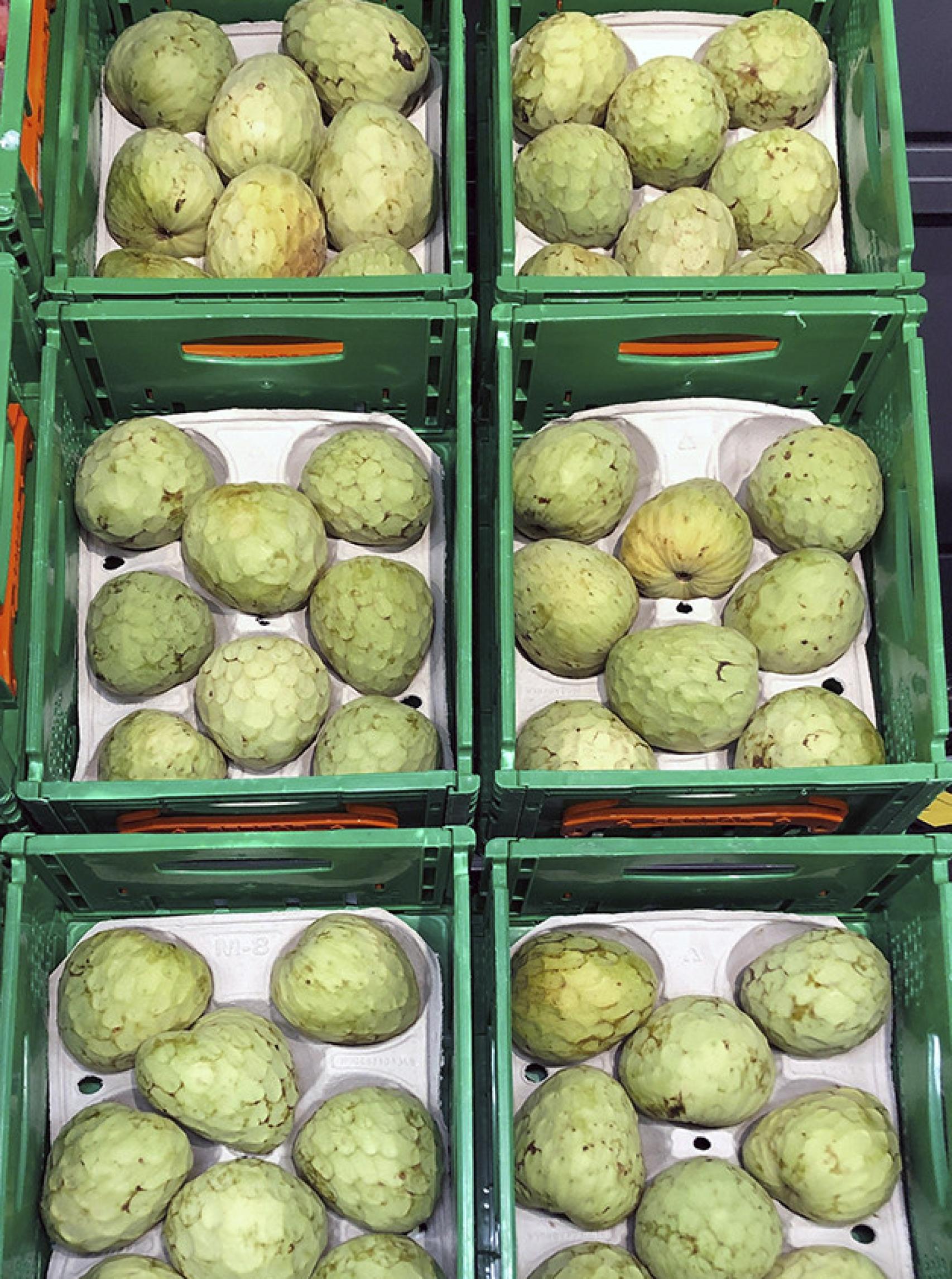 Chirimoyas en Mercadona.