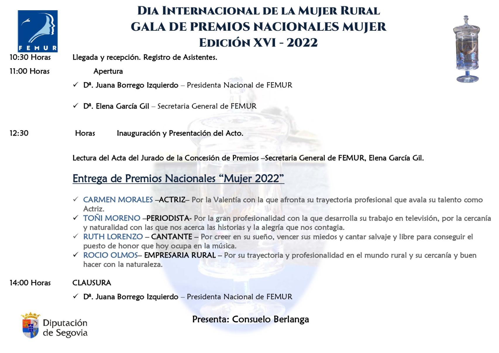 Premios Mujer Rural 2022