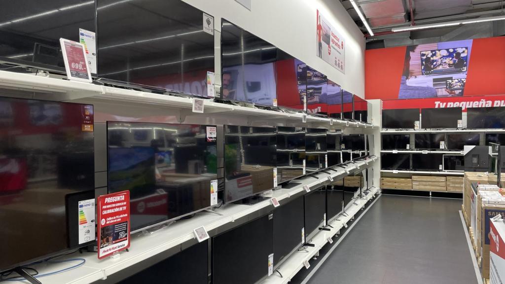 Televisores de Media Markt apagados