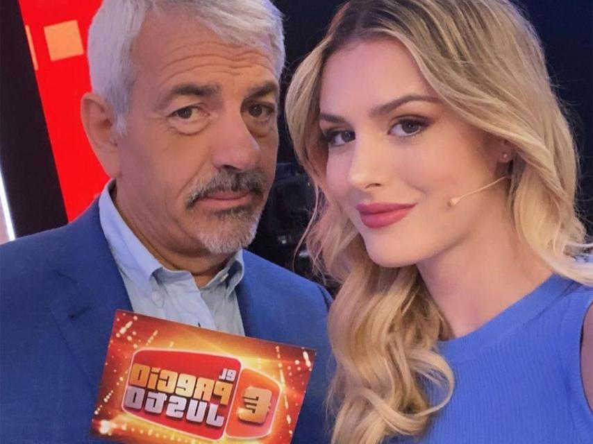 Carlos Sobera y Arianna Aragón en una imagen de sus redes sociales.