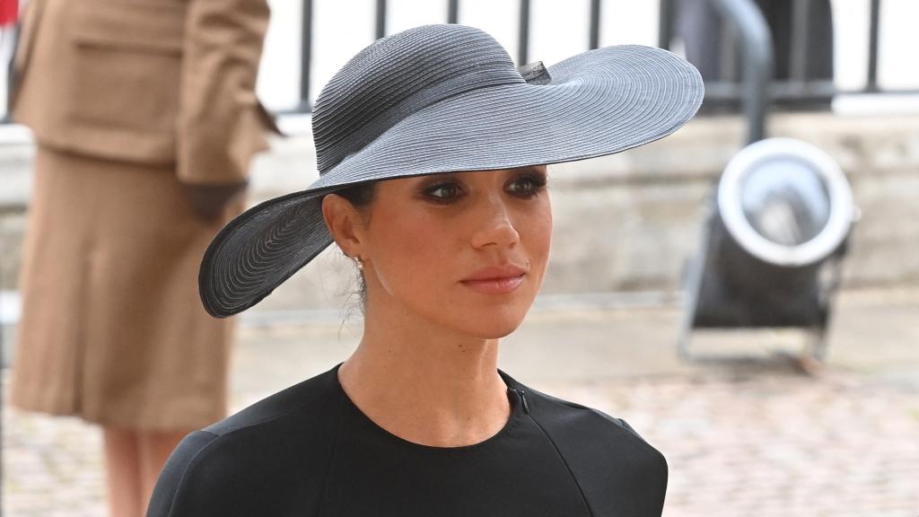 Meghan Markle en el funeral de Isabel II.