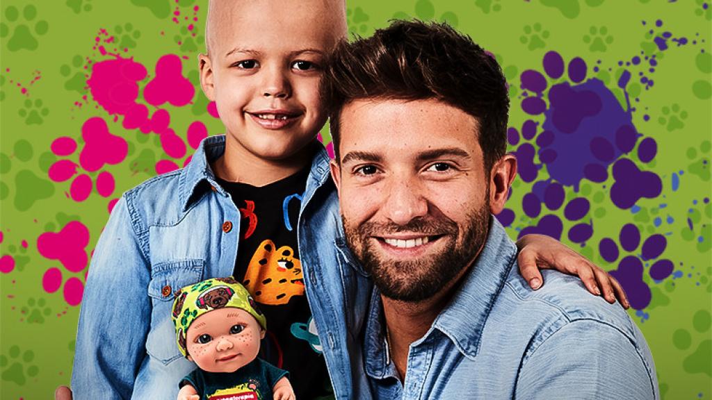 Pablo Alborán en el anuncio del muñeco.