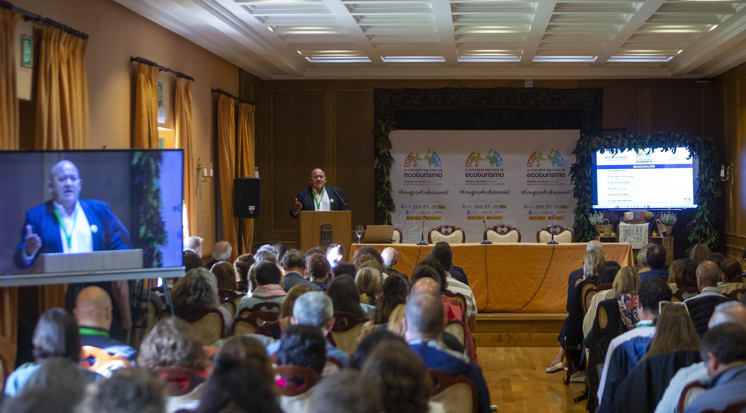 Un momento del Congreso Nacional de Ecoturismo celebrado esta semana (Cedida).