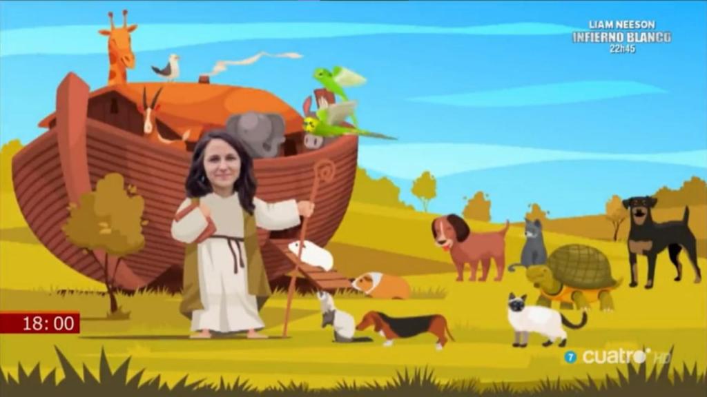 La 'infografía' que ha aparecido en el programa de Cuatro.