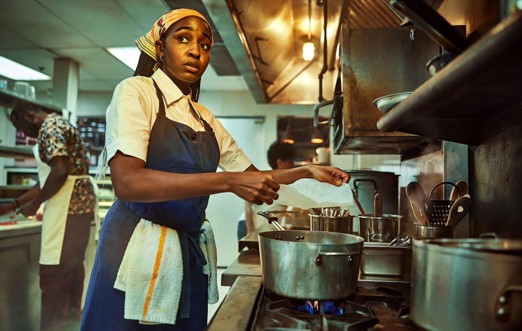 Ayo Edebiri en 'The Bear'.