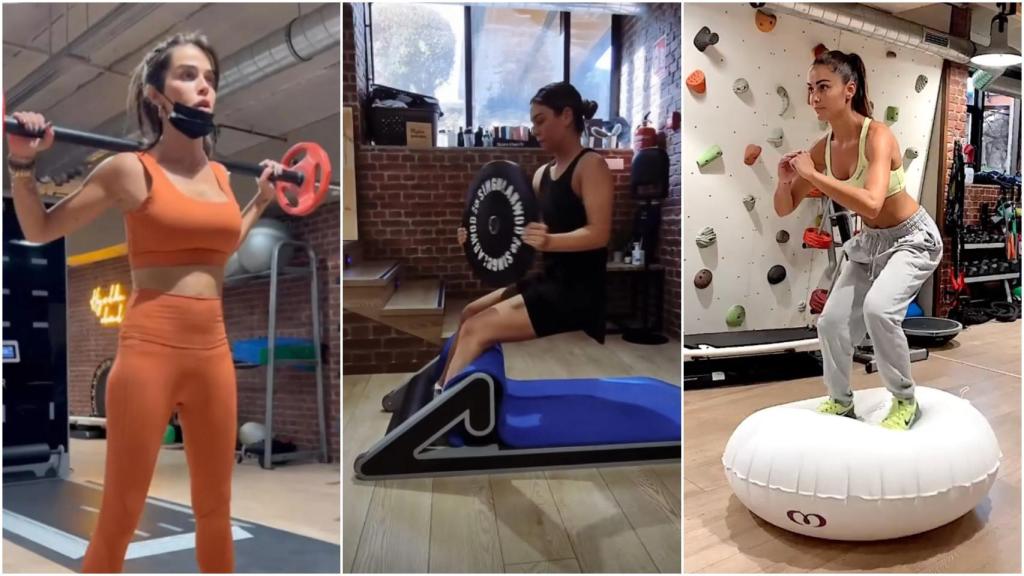 De izquierda a derecha: Violeta Mangriñan, Blanca Suárez y Lara Álvarez