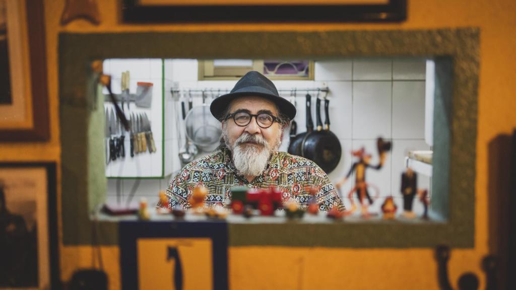 Quique Rivero desde su cocina en la pizzería Novecento