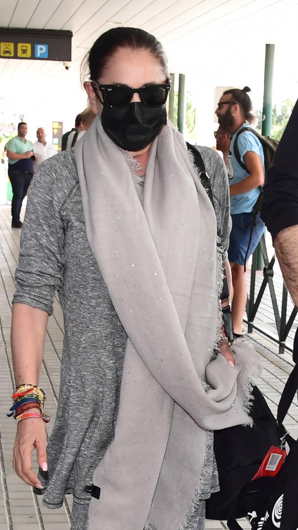 Isabel Pantoja en una imagen tomada en Jerez, en junio de 2022.