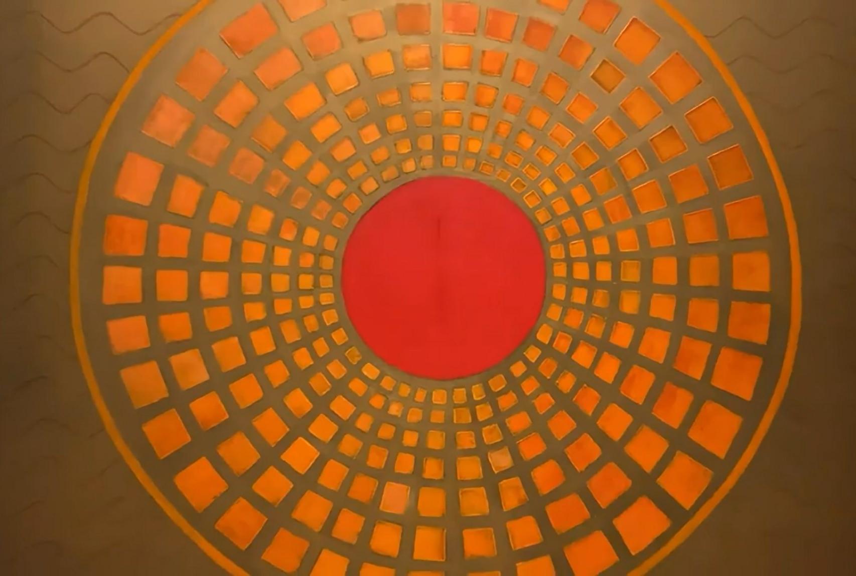 Una de las obras de la autora, expuesta en el Museo de Arte Moderno de Buenos Aires