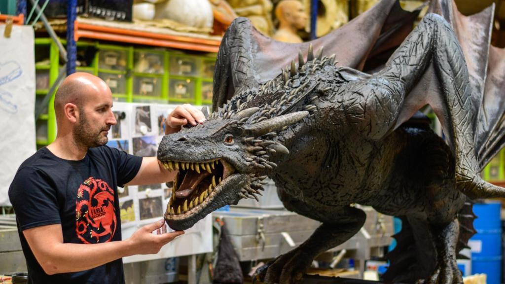 Juan Villa trabajando