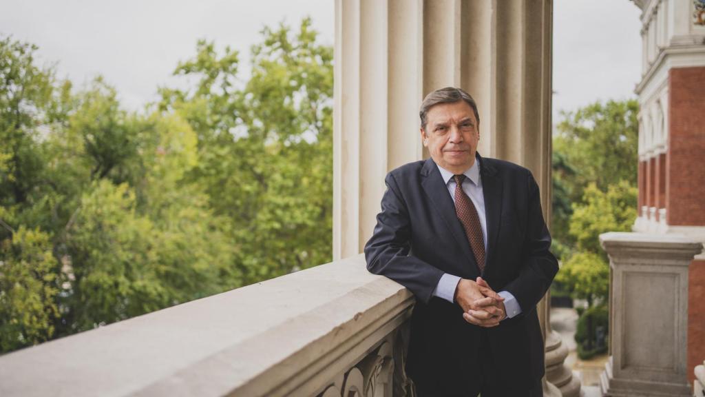 Luis Planas Puchades, el pasado jueves en la sede del Ministerio de Agricultura.