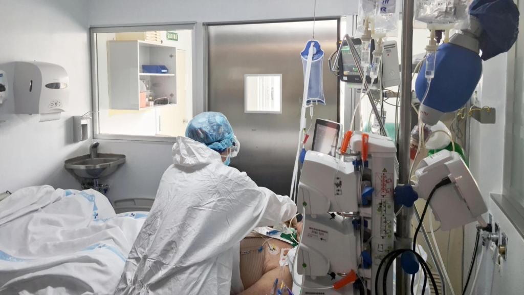 Imagen de la UCI del Complejo Hospitalario de Salamanca