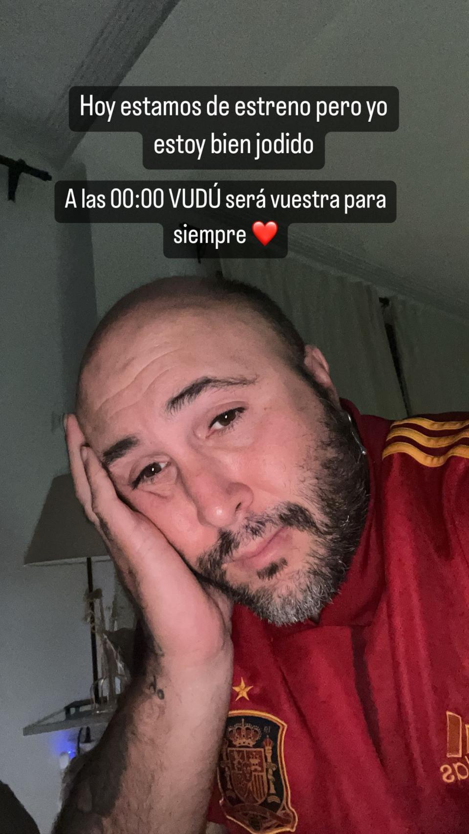 Kiko Rivera en su última 'storie' de redes sociales.